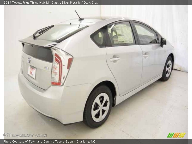 Classic Silver Metallic / Dark Gray 2014 Toyota Prius Three Hybrid