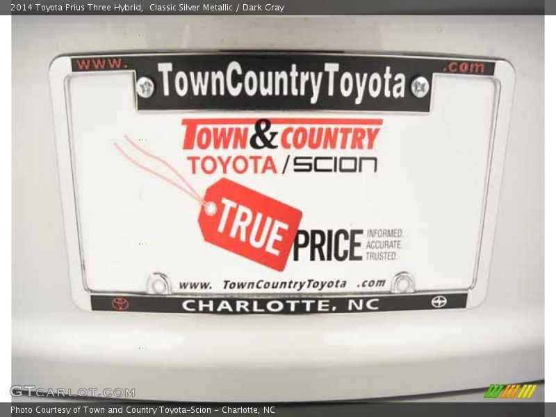 Classic Silver Metallic / Dark Gray 2014 Toyota Prius Three Hybrid