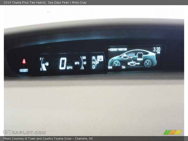 Sea Glass Pearl / Misty Gray 2014 Toyota Prius Two Hybrid