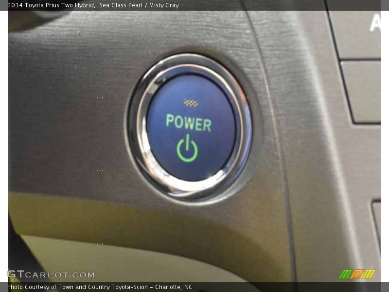 Sea Glass Pearl / Misty Gray 2014 Toyota Prius Two Hybrid