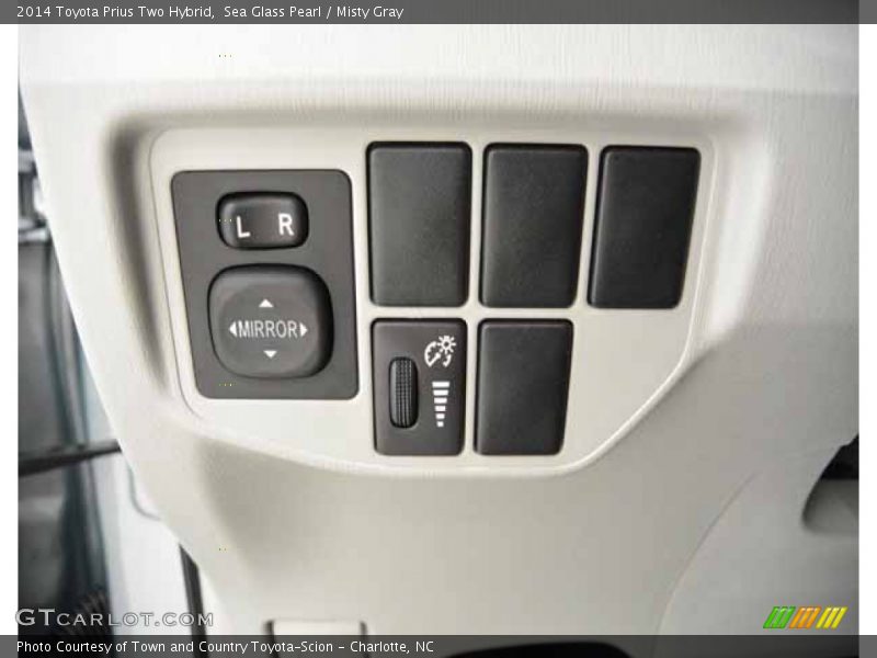 Sea Glass Pearl / Misty Gray 2014 Toyota Prius Two Hybrid