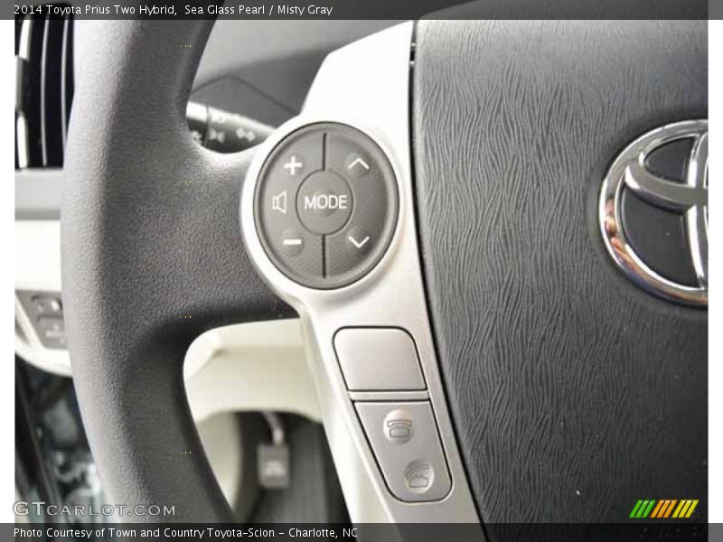 Sea Glass Pearl / Misty Gray 2014 Toyota Prius Two Hybrid