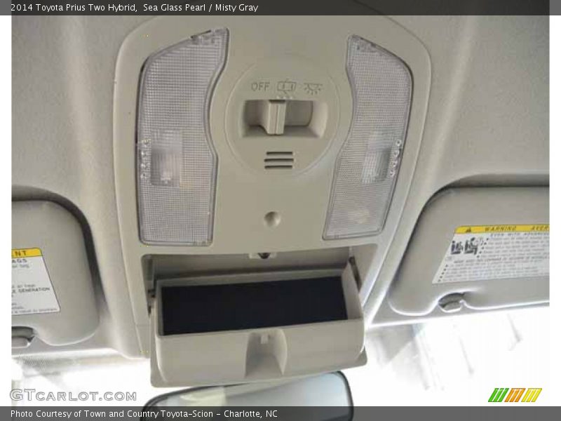Sea Glass Pearl / Misty Gray 2014 Toyota Prius Two Hybrid