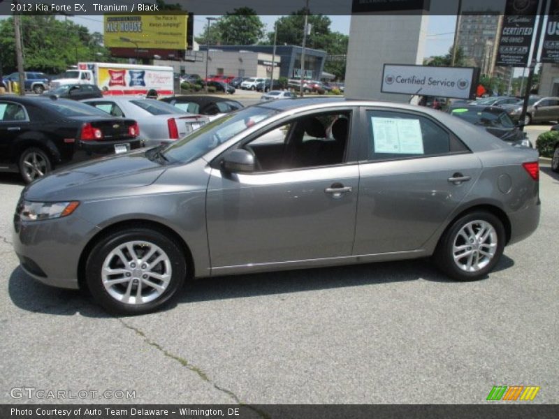 Titanium / Black 2012 Kia Forte EX