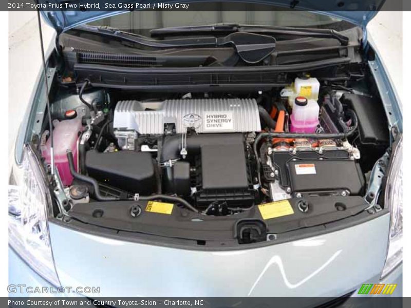 Sea Glass Pearl / Misty Gray 2014 Toyota Prius Two Hybrid