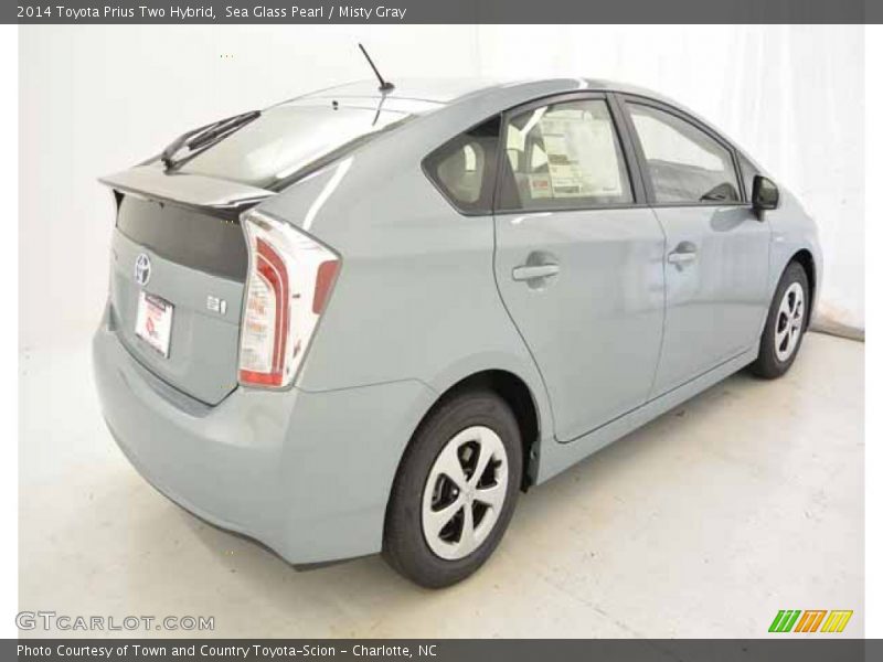 Sea Glass Pearl / Misty Gray 2014 Toyota Prius Two Hybrid