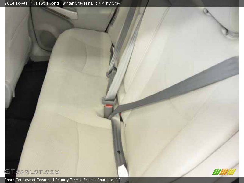 Winter Gray Metallic / Misty Gray 2014 Toyota Prius Two Hybrid