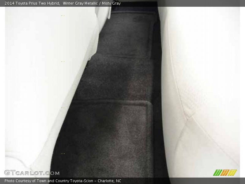 Winter Gray Metallic / Misty Gray 2014 Toyota Prius Two Hybrid