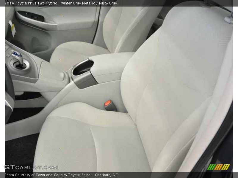 Winter Gray Metallic / Misty Gray 2014 Toyota Prius Two Hybrid