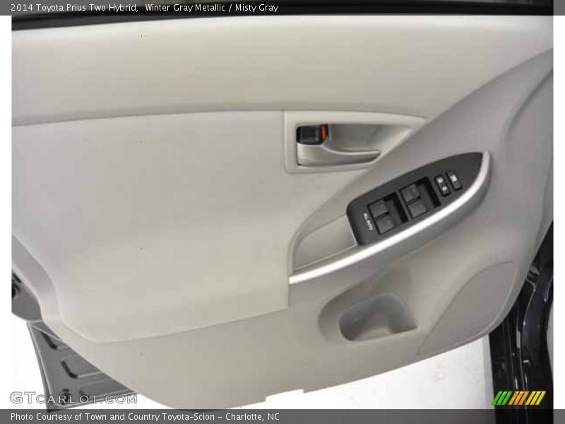 Winter Gray Metallic / Misty Gray 2014 Toyota Prius Two Hybrid
