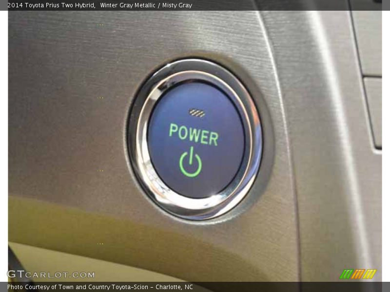 Winter Gray Metallic / Misty Gray 2014 Toyota Prius Two Hybrid