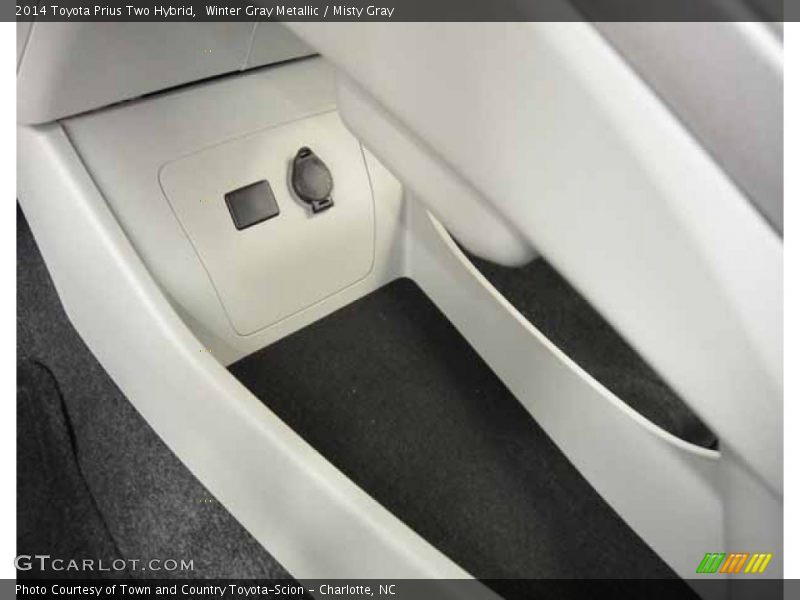 Winter Gray Metallic / Misty Gray 2014 Toyota Prius Two Hybrid