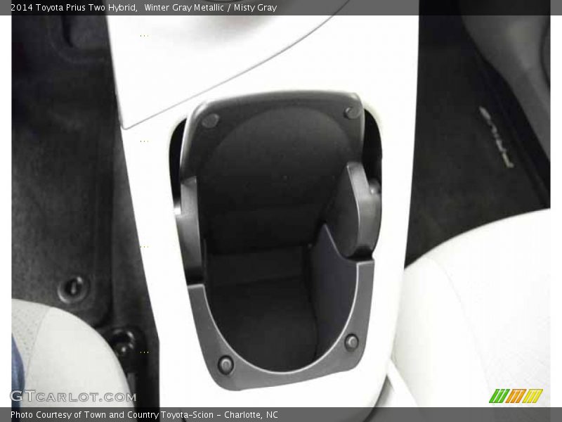 Winter Gray Metallic / Misty Gray 2014 Toyota Prius Two Hybrid