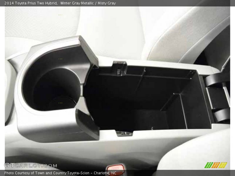 Winter Gray Metallic / Misty Gray 2014 Toyota Prius Two Hybrid
