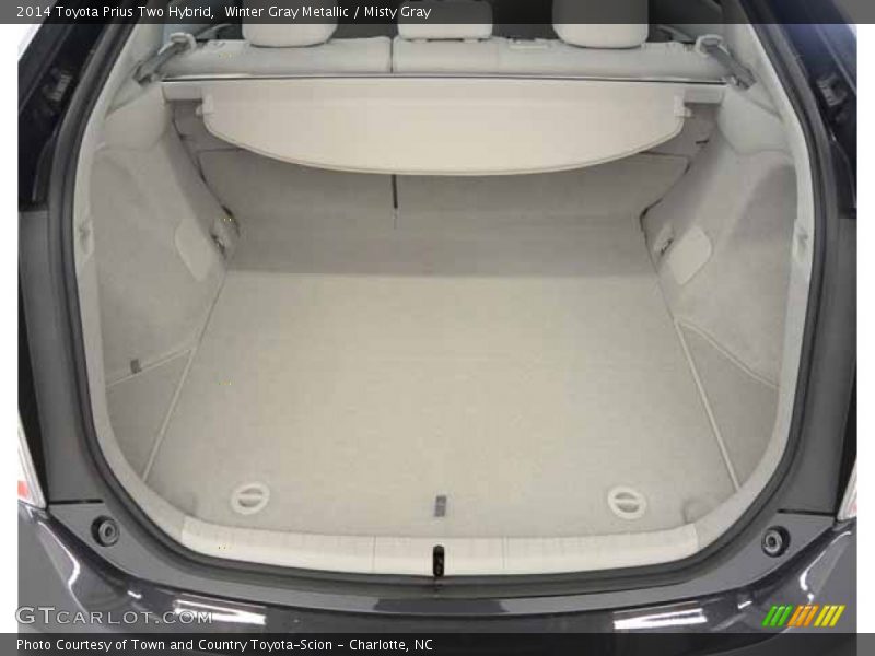 Winter Gray Metallic / Misty Gray 2014 Toyota Prius Two Hybrid