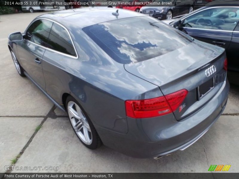 Monsoon Gray Metallic / Black/Chestnut Brown 2014 Audi S5 3.0T Premium Plus quattro Coupe