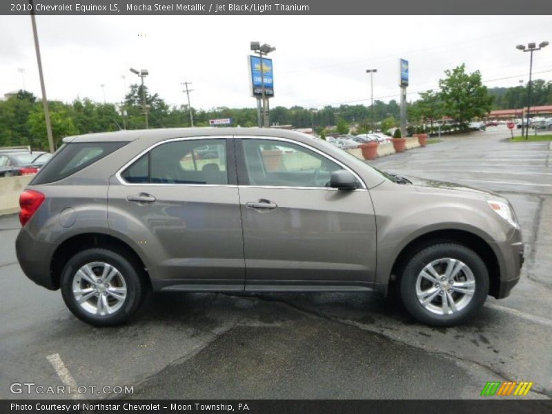 Mocha Steel Metallic / Jet Black/Light Titanium 2010 Chevrolet Equinox LS