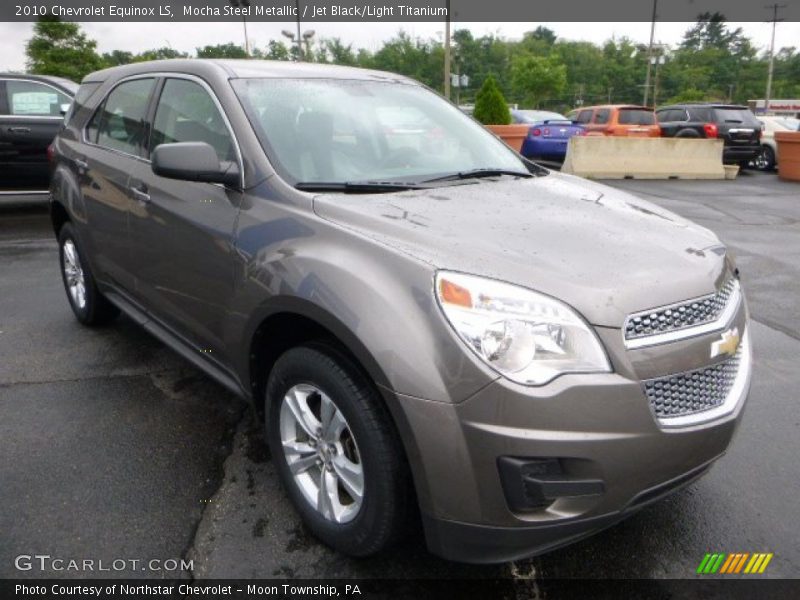 Mocha Steel Metallic / Jet Black/Light Titanium 2010 Chevrolet Equinox LS