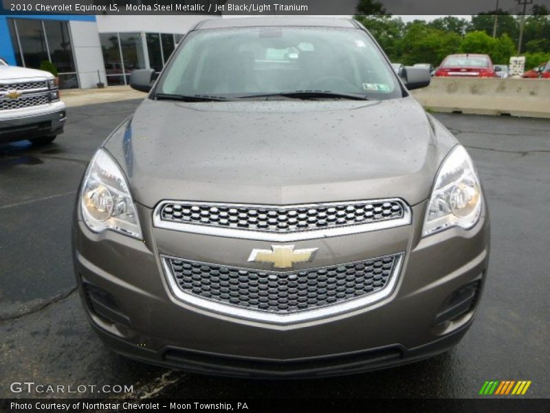 Mocha Steel Metallic / Jet Black/Light Titanium 2010 Chevrolet Equinox LS