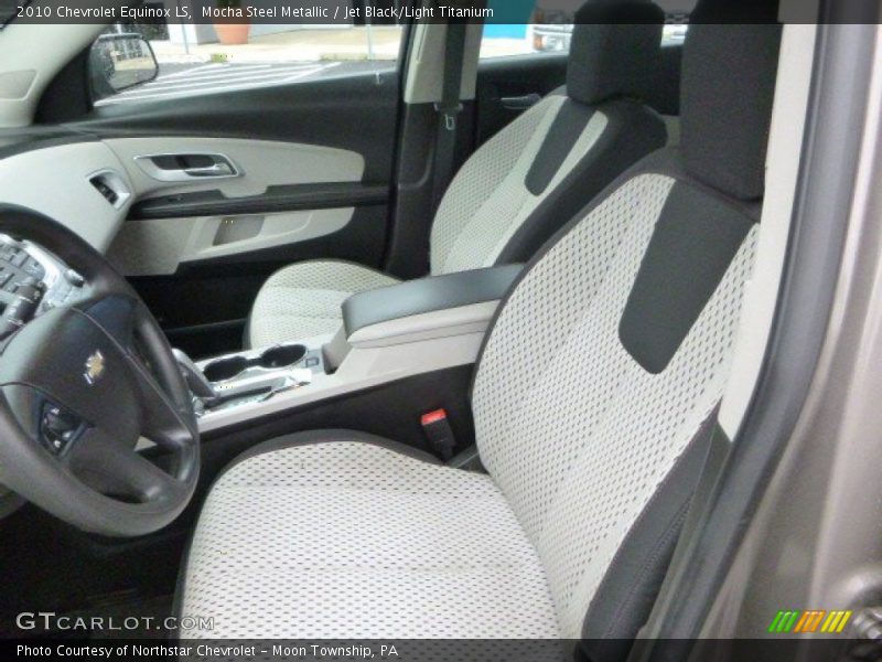 Mocha Steel Metallic / Jet Black/Light Titanium 2010 Chevrolet Equinox LS