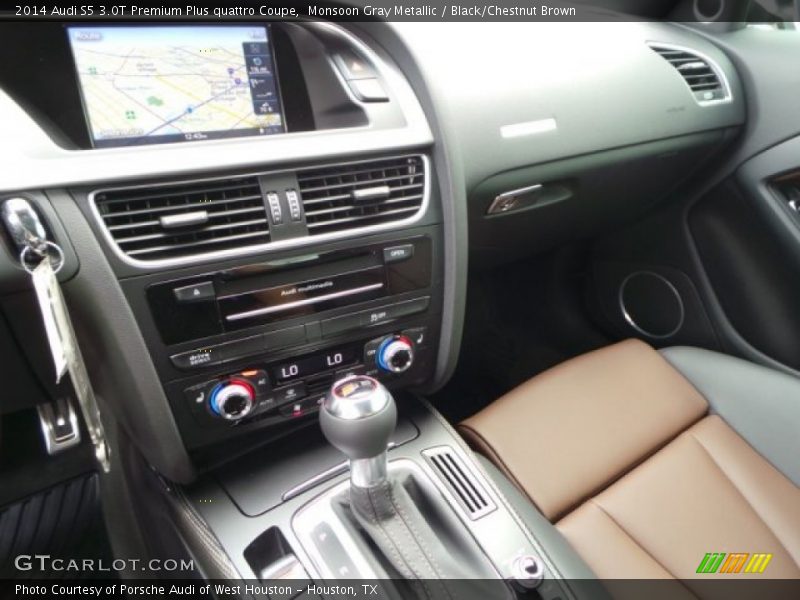 Monsoon Gray Metallic / Black/Chestnut Brown 2014 Audi S5 3.0T Premium Plus quattro Coupe