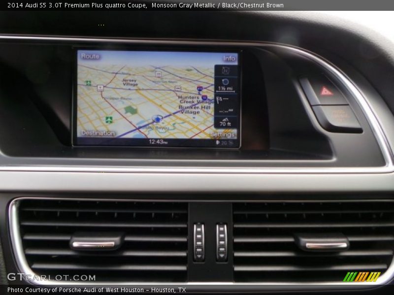 Monsoon Gray Metallic / Black/Chestnut Brown 2014 Audi S5 3.0T Premium Plus quattro Coupe