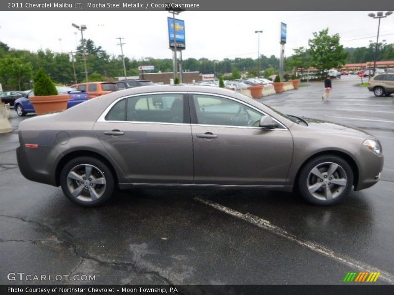 Mocha Steel Metallic / Cocoa/Cashmere 2011 Chevrolet Malibu LT