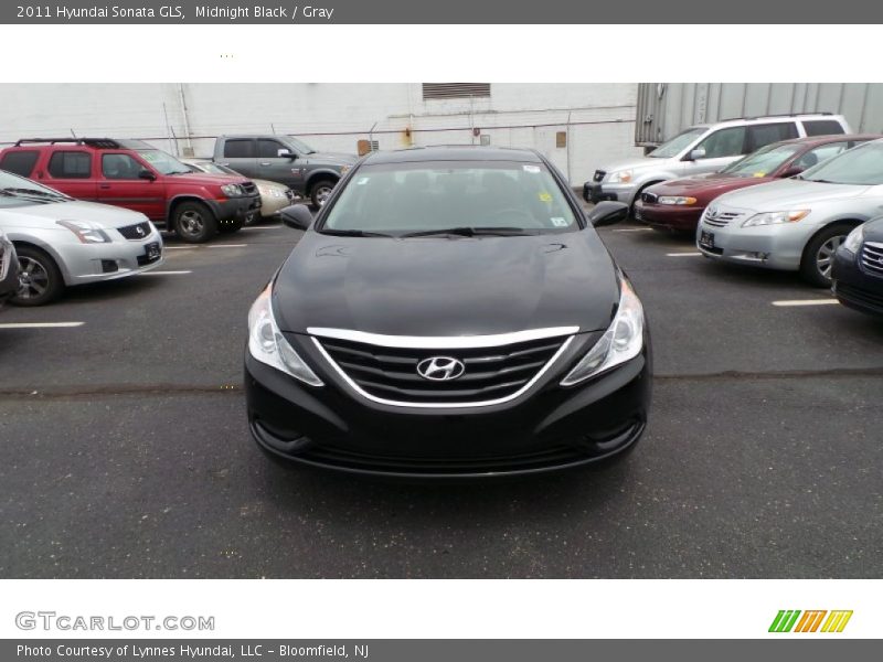 Midnight Black / Gray 2011 Hyundai Sonata GLS