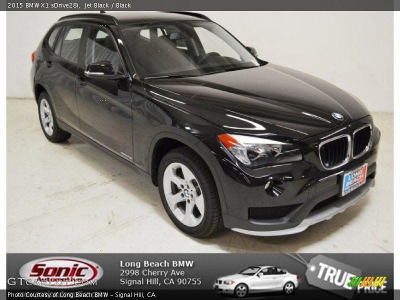 Jet Black / Black 2015 BMW X1 sDrive28i