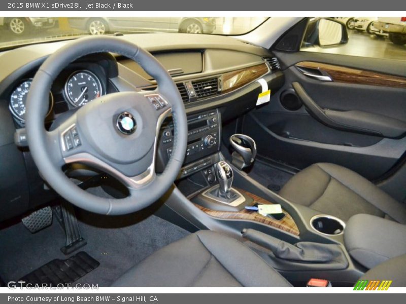 Jet Black / Black 2015 BMW X1 sDrive28i