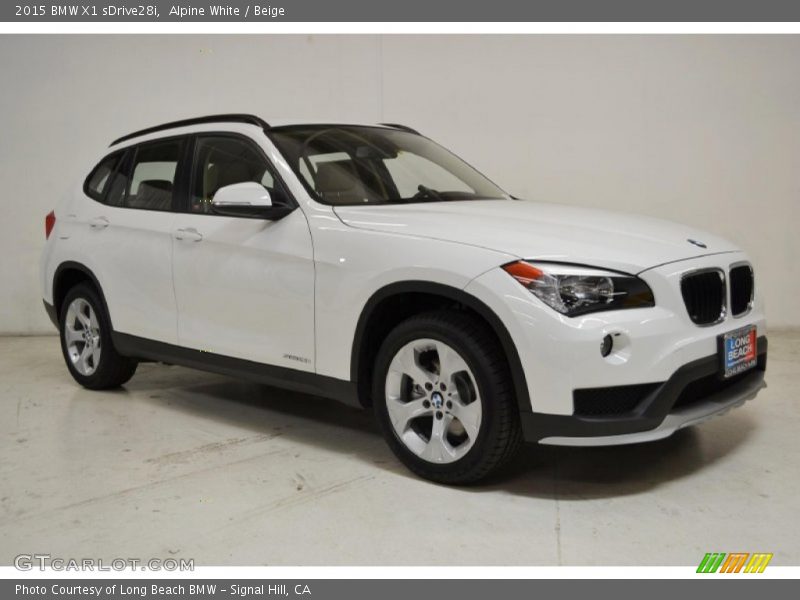 Alpine White / Beige 2015 BMW X1 sDrive28i