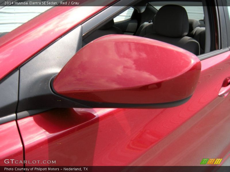 Red / Gray 2014 Hyundai Elantra SE Sedan