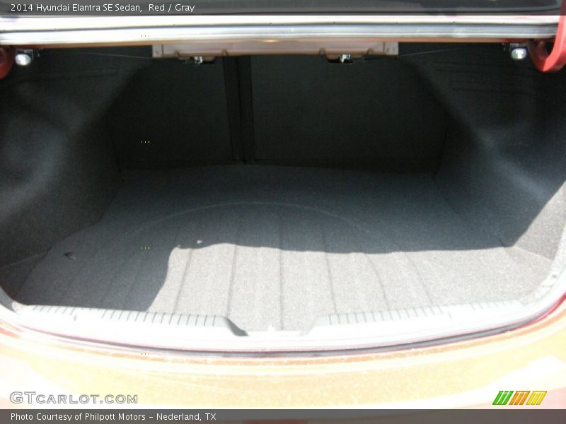 Red / Gray 2014 Hyundai Elantra SE Sedan