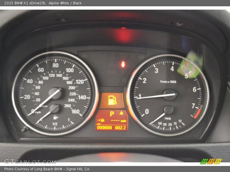 Alpine White / Black 2015 BMW X1 sDrive28i