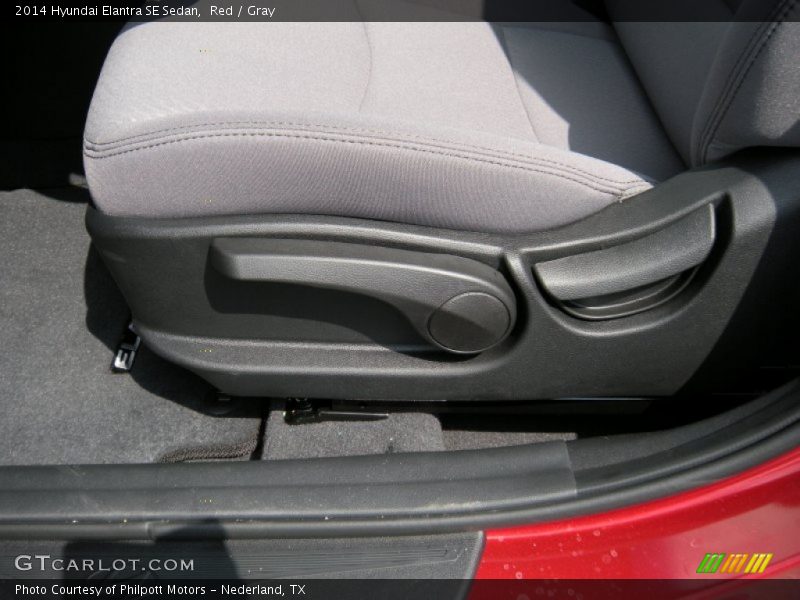 Red / Gray 2014 Hyundai Elantra SE Sedan
