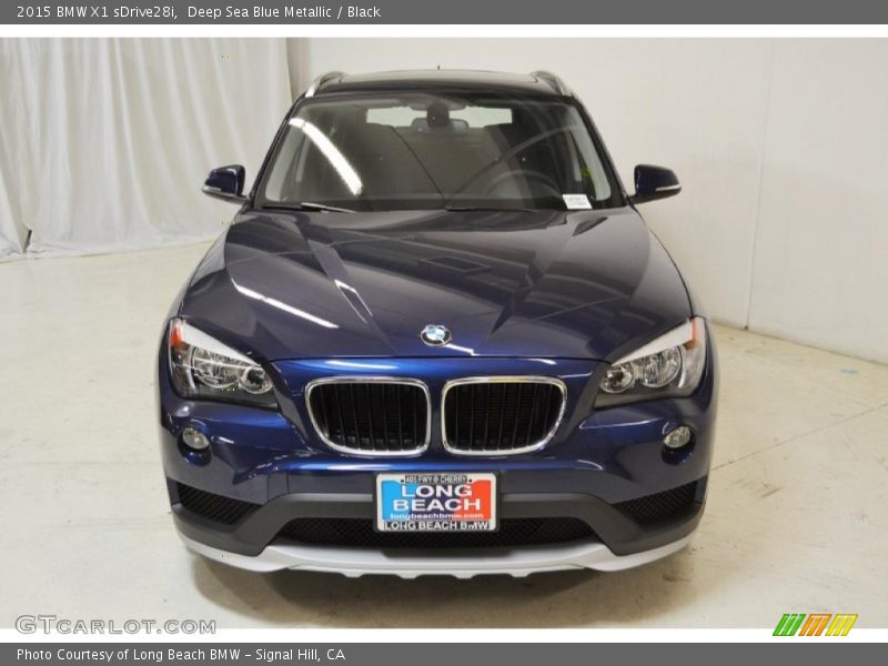 Deep Sea Blue Metallic / Black 2015 BMW X1 sDrive28i