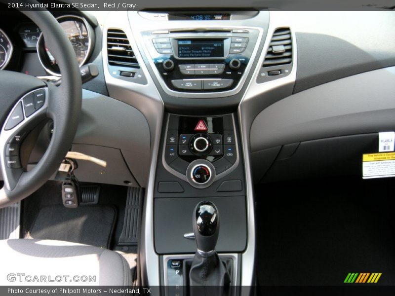 Red / Gray 2014 Hyundai Elantra SE Sedan