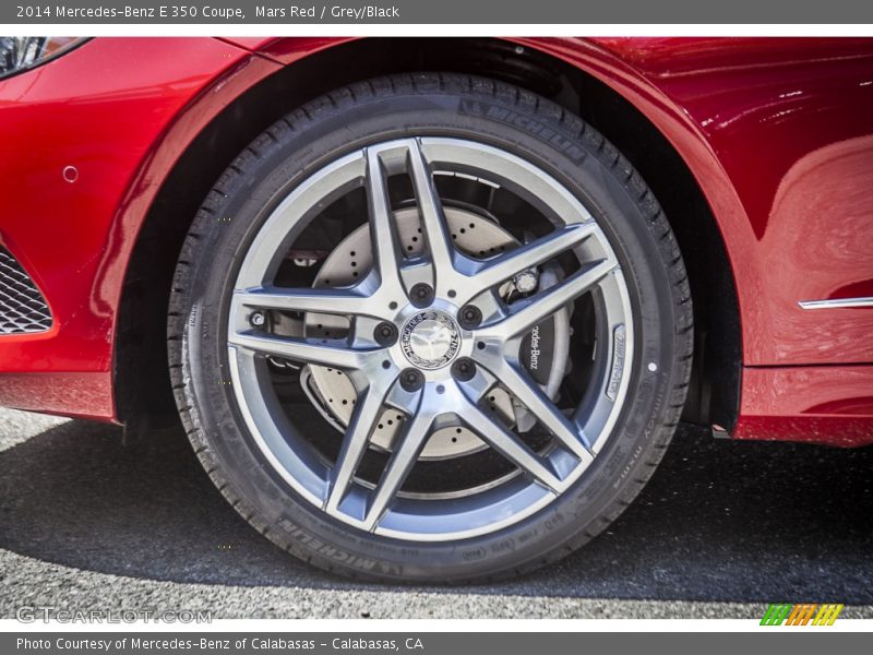 Mars Red / Grey/Black 2014 Mercedes-Benz E 350 Coupe