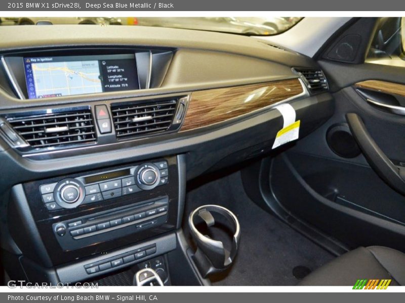 Deep Sea Blue Metallic / Black 2015 BMW X1 sDrive28i