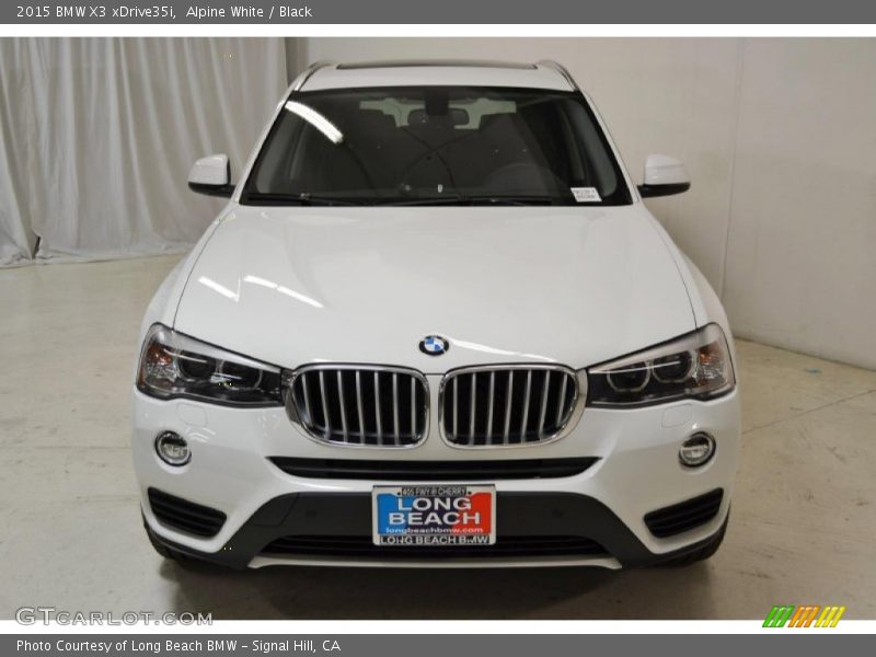 Alpine White / Black 2015 BMW X3 xDrive35i
