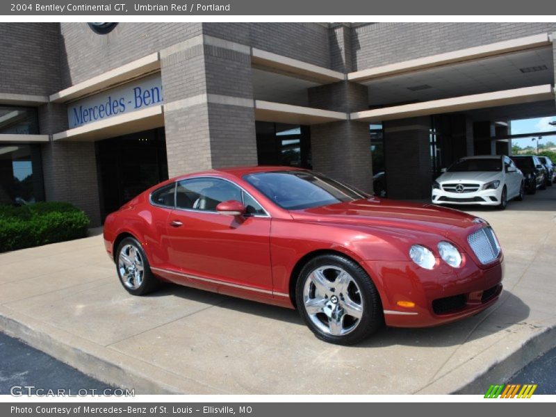 Umbrian Red / Portland 2004 Bentley Continental GT