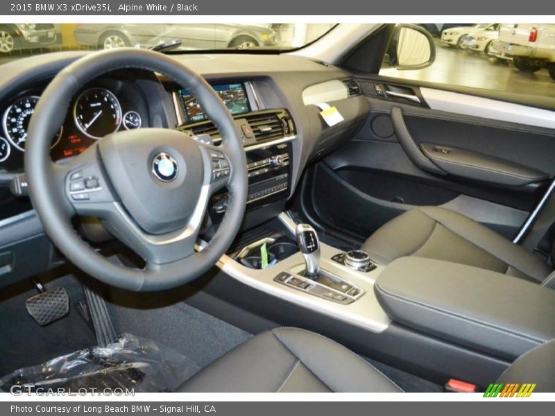 Alpine White / Black 2015 BMW X3 xDrive35i