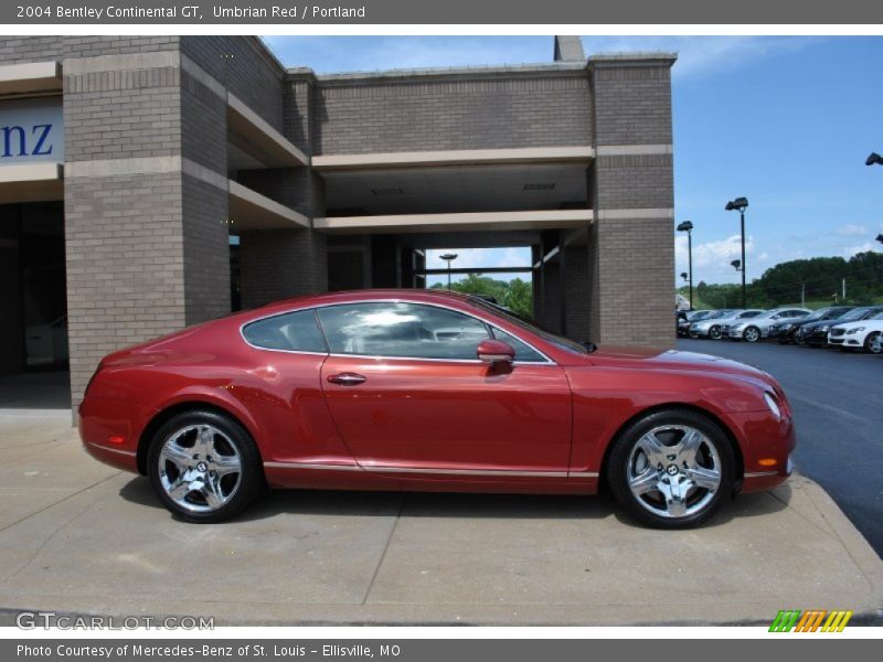Umbrian Red / Portland 2004 Bentley Continental GT
