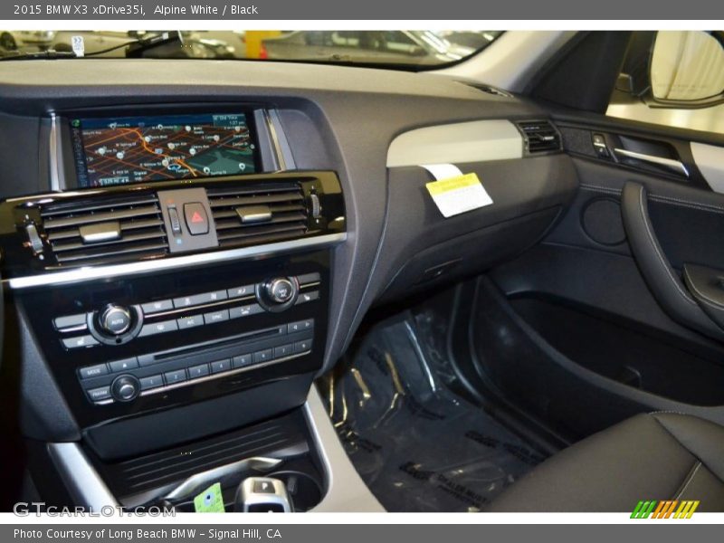 Alpine White / Black 2015 BMW X3 xDrive35i