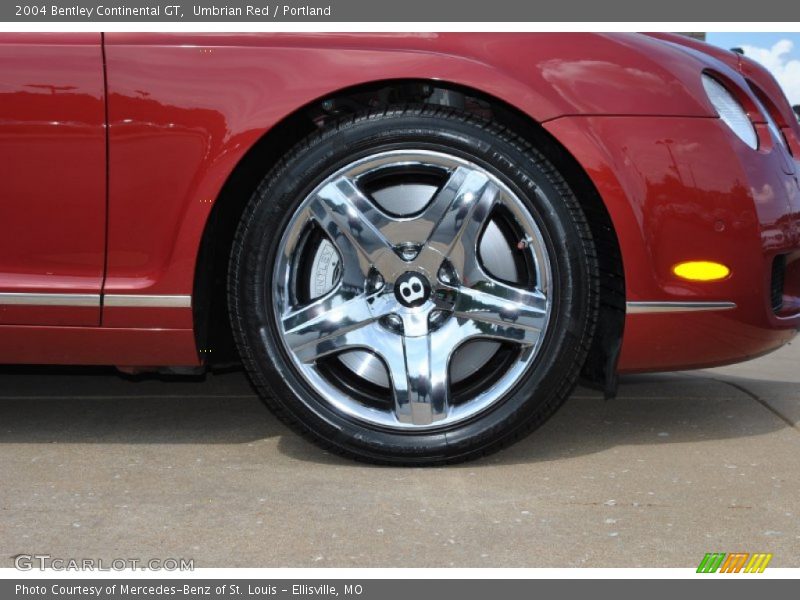Umbrian Red / Portland 2004 Bentley Continental GT