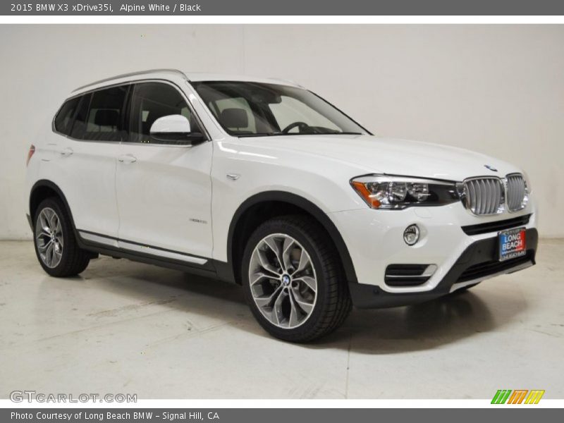 Alpine White / Black 2015 BMW X3 xDrive35i