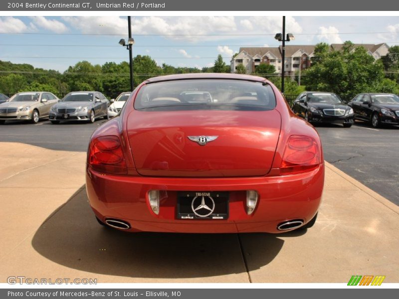 Umbrian Red / Portland 2004 Bentley Continental GT