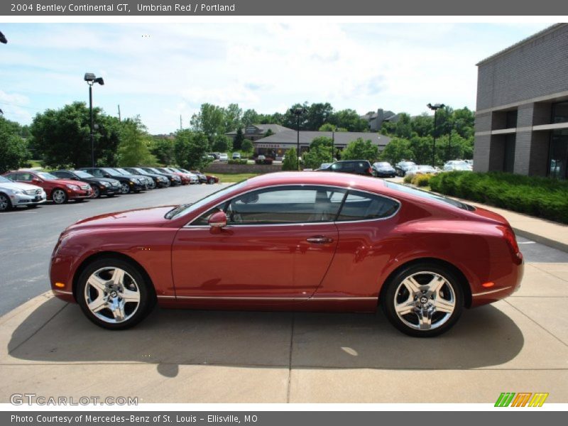 Umbrian Red / Portland 2004 Bentley Continental GT