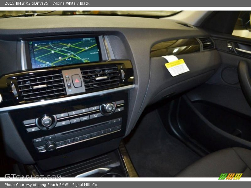 Alpine White / Black 2015 BMW X3 xDrive35i