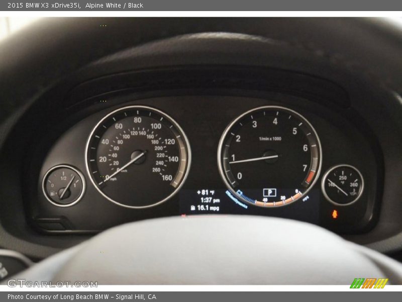  2015 X3 xDrive35i xDrive35i Gauges